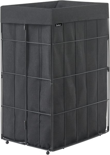 Wäschekorb CULPINA Metall Schwarz 72 L