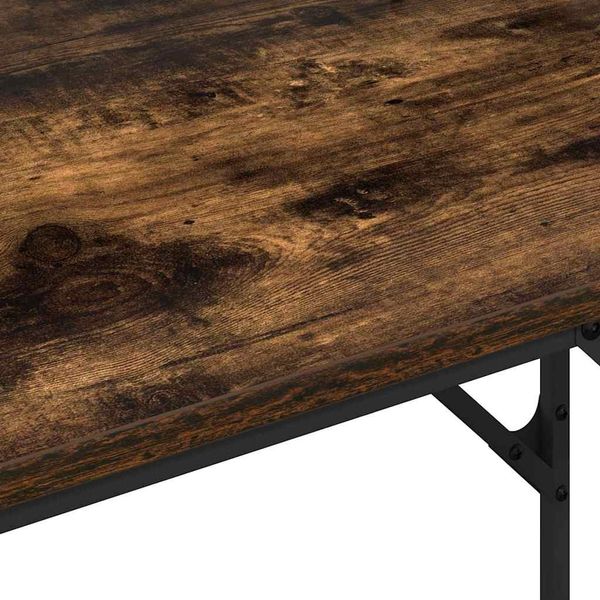 vidaXL Schreibtisch Geräucherte Eiche 100 x 50 x 86,5 cm Holzwerkstoff 859397 Bild 11