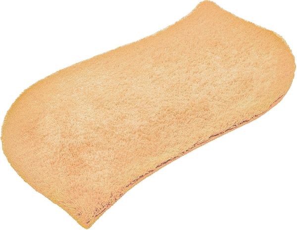 OTTO home Badematte Merida, Badvorleger, Badezimmer Teppich, Höhe 32 mm, rutschhemmend beschichtet, schnell trocknend, strapazierfähig, fußbodenheizungsgeeignet, Kunstfaser, wellenförmig, Badteppich, Uni Farben, rechteckig, rund & als 2-tlg. Set erhält...