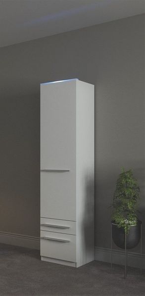 priess Kleiderschrank Schrank Garderobe Wäscheschrank Barcelona in 5 Breiten viel Stauraum, geräumige Schubkästen, mit Spiegel, MADE IN GERMANY