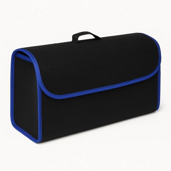 Jungengel Aufbewahrungsbox Auto-Kofferraumtasche mit Klettverschluss, Klettverschluss, Faltbar, Zwei Farboptionen, Teppichstoff, Tragegriff