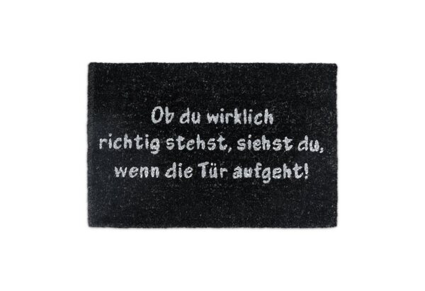 Fußmatte Kokos SPRUCH 10019015