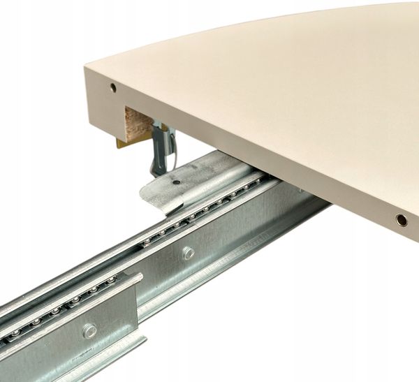 Runder ausziehbarer Tisch KASCHMIR Ø100/200 cm mit schlanken Metallbeinen in Gold Bild 9
