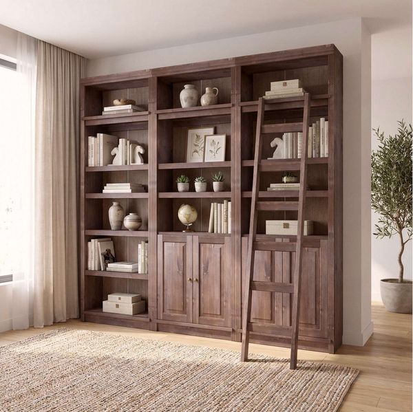 OTTO home Leiterregal Soeren Leiter B/T/H: 40/1,8/190 cm, massive Kiefer, FSC®-zertifiziert, passend für Regal Soeren Höhe 220 cm, funktionales Design
