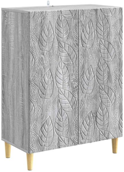 vidaXL Sideboard Grau Sonoma 66 x 34,5 x 90 cm Holzwerkstoff 895051