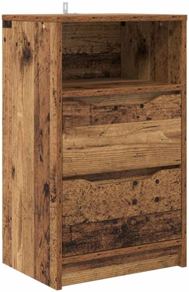 vidaXL Nachttisch Altholz 40 x 30 x 467 cm Holzwerkstoff 888923