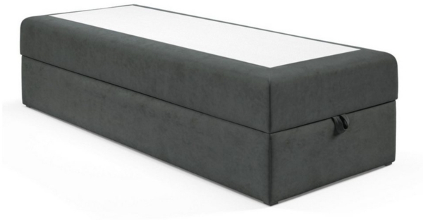 Best for Home Boxspringbett Elegantes Single Boxspringbett mit Bonellmatratze – Hotelstil (Boxbett, Rahmenbett, Gästebett, Jugendbett, Kinderbett, 70x200 80x200 90x200 100x200 cm), mit oder o. Topper, verschiedene Liefermöglichkeiten