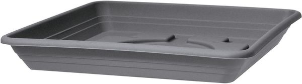 Scheurich Untersetzer Serie 327 Lara metallic grau 25 x 25 cm