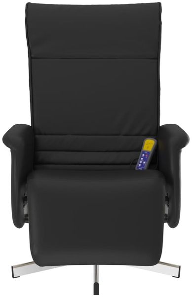 vidaXL Massagesessel mit Fußteil Schwarz Kunstleder 356653 Bild 3