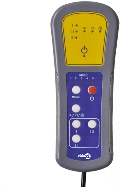 vidaXL Massagesessel mit Fußteil Schwarz Kunstleder 356653 Bild 9