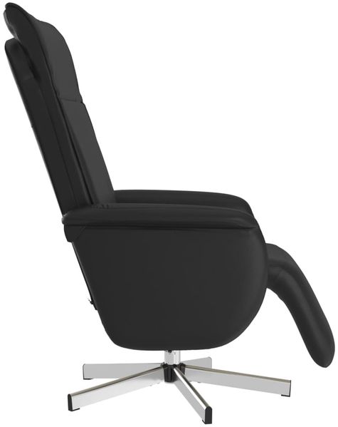 vidaXL Massagesessel mit Fußteil Schwarz Kunstleder 356653 Bild 4