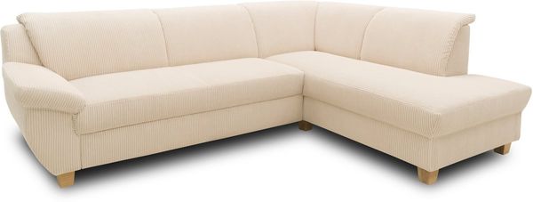 Home affaire Ecksofa Yesterday zeitlos und elegant, bequeme Armlehnen, L-Form, wahlweise mit Bettfunktion, auch in Cord