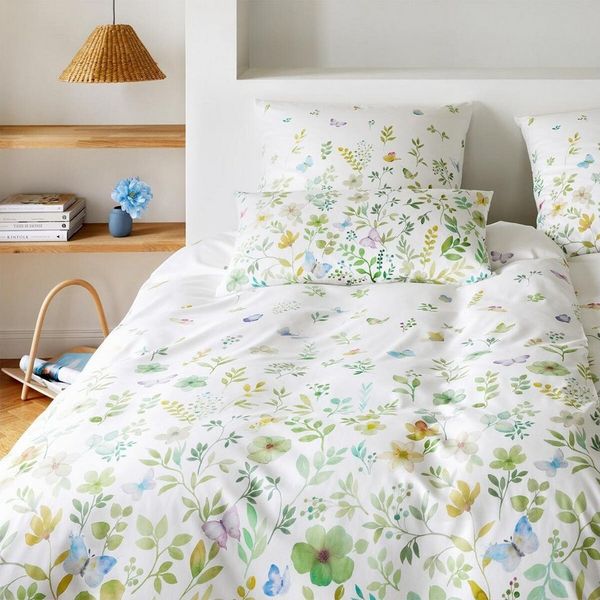 Elegante Bettwäsche Spring Fling, Mako Satin, 2 teilig