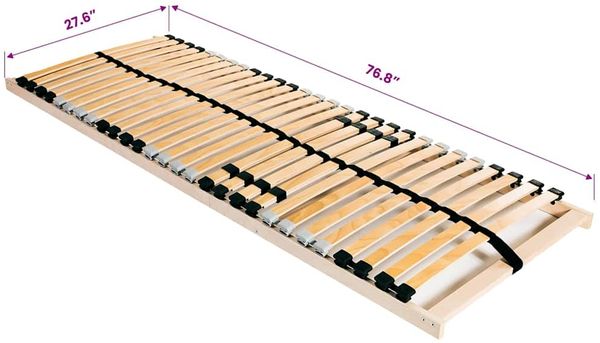vidaXL Lattenrost mit 28 Latten 7 Zonen 70x200 cm 246443 Bild 9