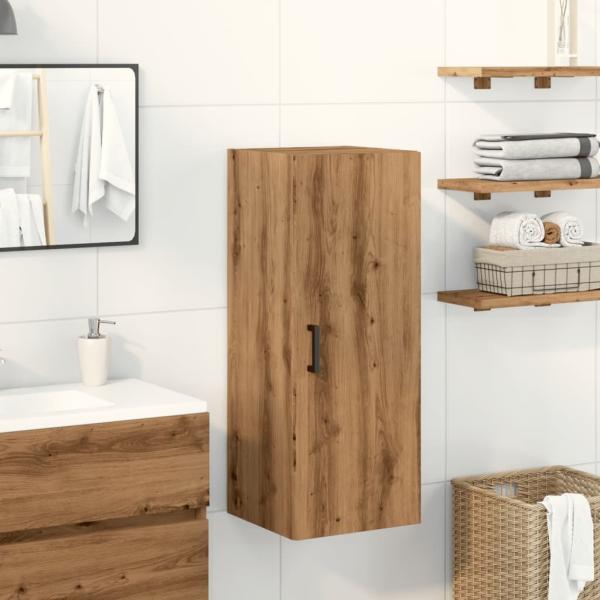 vidaXL Wandschrank Artisan-Eiche 34,5x34x90 cm Holzwerkstoff 857335