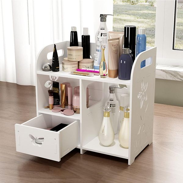 Make-up Organizer Schubladen Kosmetikbox Schminktisch Aufbewahrung Wasserdicht