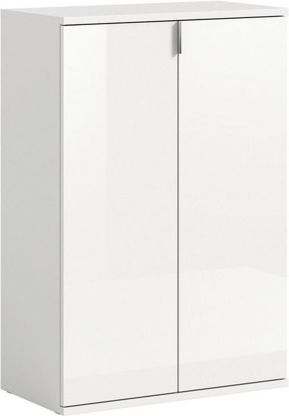 INOSIGN Schuhkommode Trondheim, Breite 61 cm, 2 Türen, 5 Einlegeböden, 6 Fächer, Garderobenkommode, Schuhschrank, Schuhkommode, Anrichte, Flurschrank