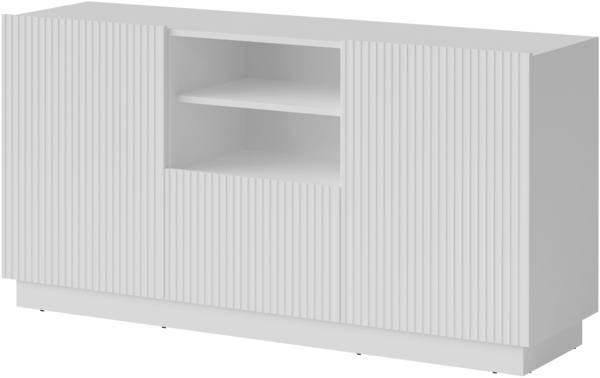 Kommode Liwerio 150 2D1SZ (Farbe: Weiß)