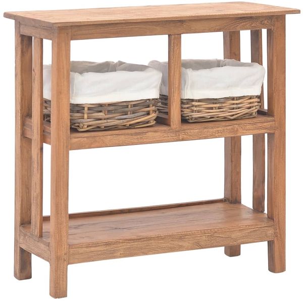 vidaXL Konsolentisch Massives Mahagoniholz 69x28x70 cm 244489