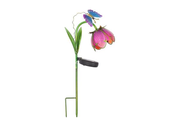 HTI-Living LED Solarleuchte Solarlampe Blume Soley, Gartenstecker