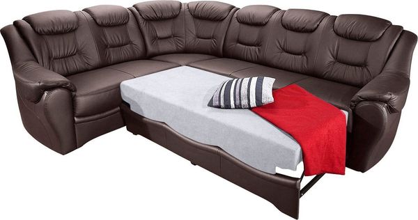 sit&more Ecksofa Bellevue L-Form, wahlweise mit Bettfunktion
