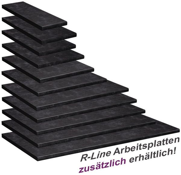 Küchenarbeitsplatte R-Line Anthrazit 80 cm Vicco Bild 3