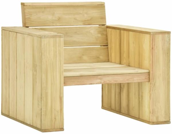 vidaXL Gartenstuhl 89x76x76 cm Kiefernholz Imprägniert 49036
