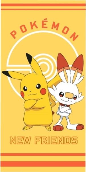Pokemon New Friends Badetuch - 100 Prozent Baumwolle