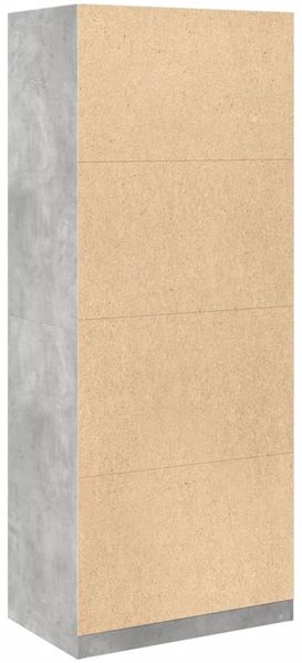 vidaXL Kleiderschrank Betongrau 80x50x200 cm Holzwerkstoff 3307795 Bild 6