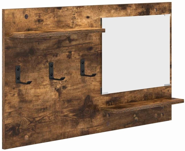 vidaXL Wandmontierter nachttisch Geräucherte Eiche 90 x 10 x 50 cm 874519