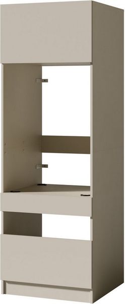 BASIC by Balculina Waschmaschinenumbauschrank Washhome B/T/H 68x200x68 cm (1-St) Breite 68cm, ausziebarer Tablerboden