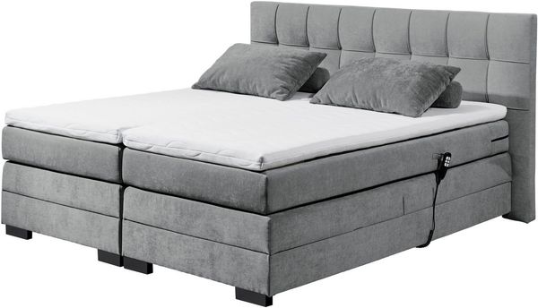 ED EXCITING DESIGN Boxspringbett Talena, inkl. Motor und Topper