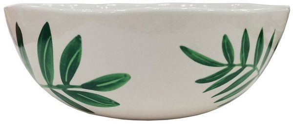 Neuetischkultur Salatschüssel Servierschale Olivenzweig, Keramik, (Stück, 1-tlg), Obstschale Salatschüssel