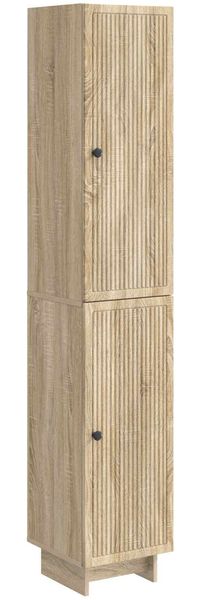 vidaXL Schrankset 2 pcs Sonoma-Eiche 34,5 x 33 x 90 cm Holzwerkstoff 3416369