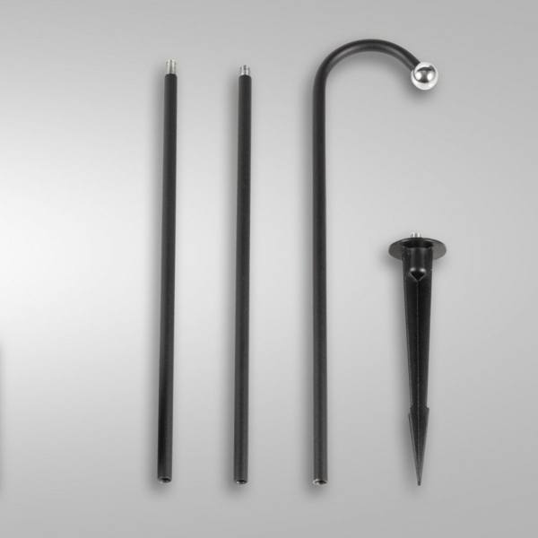 Fabas Luce 3742-72-101 LED Akku Erdspießleuchten-Set Armanda schwarz dimmbar magnetisch Bild 3