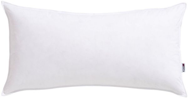 OTTO home Federkopfkissen Irah Kopfkissen 40x80 cm, 80x80 cm, Füllung: 85% Federn, 15% Daunen, Bezug: Baumwolle, Bauchschläfer, Rückenschläfer, Seitenschläfer, Kissen Made in Germany mit DOWNPASS ausgezeichnet