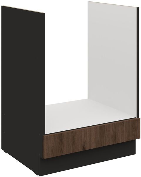 Küchen Herdunterschrank 60 cm Küche MONZA Okapi Nußbaum Küchenzeile Küchenblock