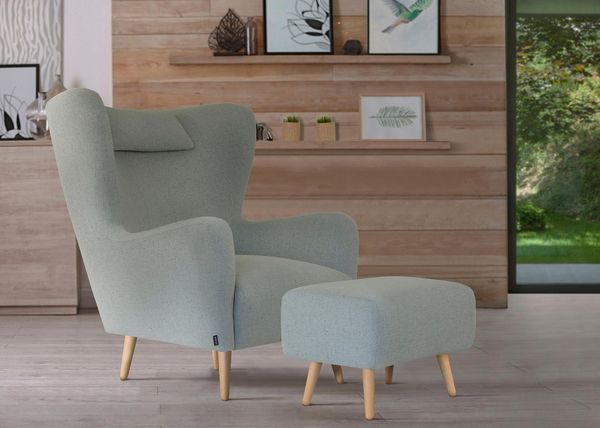 Home affaire Sessel Telford auch in Fellimitat, Sessel B/T/H: 77/92/106 cm, wahlweise mit und ohne Hocker, in vielen Bezugsqualitäten, Ohrensessel