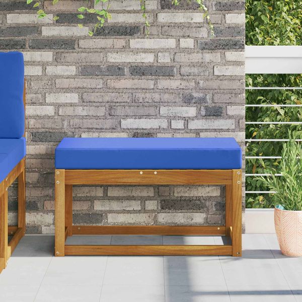 vidaXL Sitzkissen Türkis 80 x 40 x 8 cm 100 % Polyester 900964