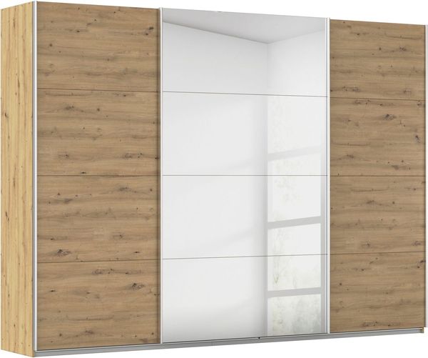 rauch Schwebetürenschrank Kleiderschrank Schrank Garderobe Schlafzimmerschrank CORTONA (erhältlich in Breite: 136/181/203/226/271/315/360 cm, Höhe: 210/229 cm) in 3 Ausstattungen BASIC/CLASSIC/PREMIUM (SOFT-CLOSE) MADE IN GERMANY