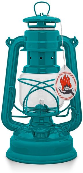 Feuerhand Sturmlaterne Baby Special 276 15 x 26,5 x 13,5 cm teal blue