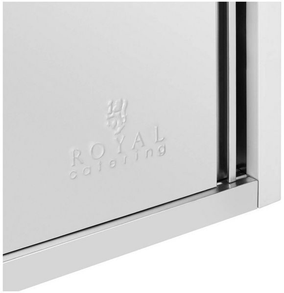 Royal Catering Wandhängeschrank 150 x 40 x 50 cm Edelstahl Hängeschrank mit Schiebetüren, verschiedene Größen Bild 2