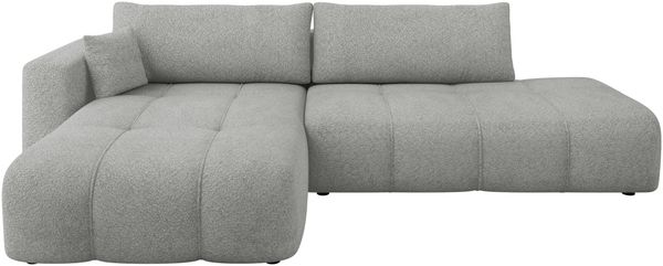 Ecksofa Furyn O Boucle (Farbe: Coral 75, Seite: Links)