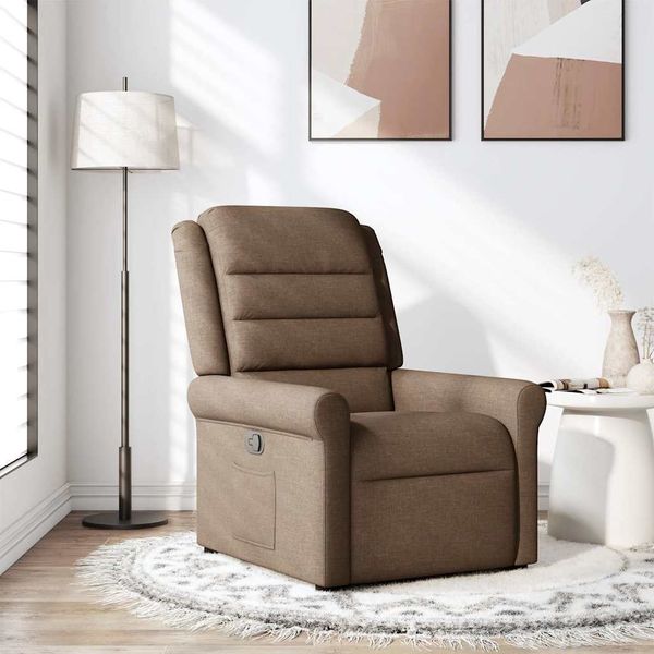 vidaXL Relaxsessel Braun Stoff 4015640