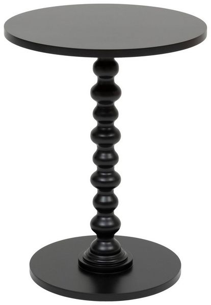 Atmosphera Créateur d'intérieur Beistelltisch Couchtisch ALIX mit dekorativem Bein, Ø 38 cm (funktional)