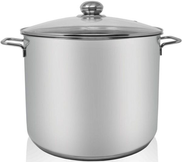 Karl Krüger 72727 Jumbotopf Edelstahl mit Glasdeckel 28 cm, Inhalt 14 Liter / Kochtopf / Maxi Topf / INDUKTION Bild 4
