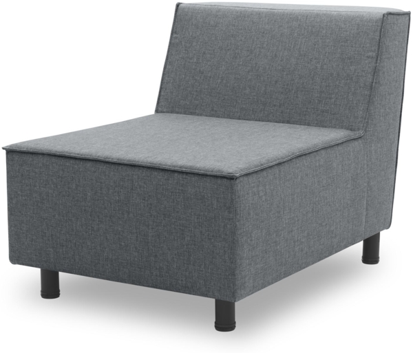 Gartenlounge Sessel Brandie 73x77x103 mit Outdoorbezug in dunkelgrau