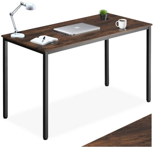 tectake Schreibtisch Computertisch Vanport 120x60x75,5cm (1-St, 1 tlg), Vielseitiger Schreibtisch im reizvollen Industrie-Stil
