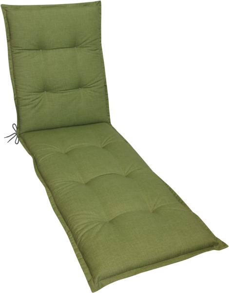 Gardissimo PREMIUM Rollliegenauflage Gartenliege Auflage Kissen grün