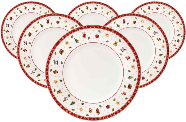 Villeroy & Boch Toy's Delight Speiseteller ø 26,8 cm Weiß 6er Set